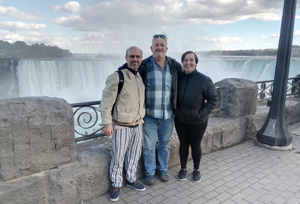 Cascata del Niagara con il nostro amico Jeavons Guy